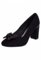 Scarpin Beira Rio Laço Hotfix preto