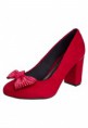 Scarpin Beira Rio Laço Hotfix vermelho
