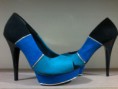 PEEP TOE COBALTO/AZUL ROYAL/*PRETO/OURO.